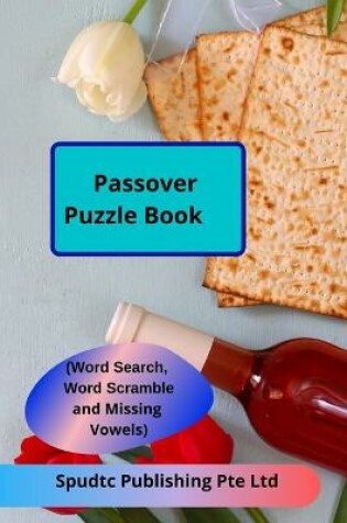 Cover of Passover Puzzle Book (Word Search, Word Scramble and Missing Vowels)