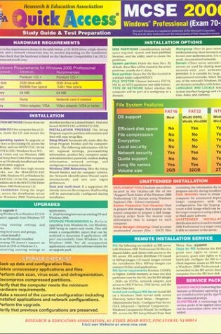 Cover of MCSE Windows 2000 Professional, Exam 70-210 Quick Access