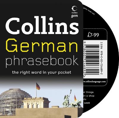 Book cover for German Phrasebook and CD Pack