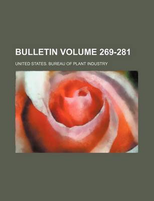 Book cover for Bulletin Volume 269-281