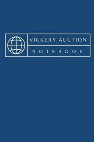 Cover of Vickery Auction Notebook