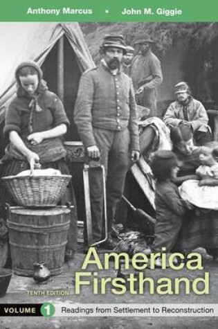 Cover of America Firsthand, Volume 1
