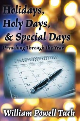 Cover of Holidays, Holy Days, & Special Days