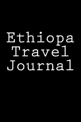Book cover for Ethiopa Travel Journal