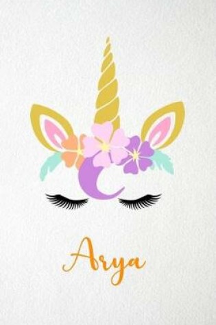 Cover of Arya A5 Lined Notebook 110 Pages