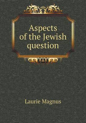 Book cover for Aspects of the Jewish question