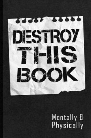 Cover of Destroy This Book