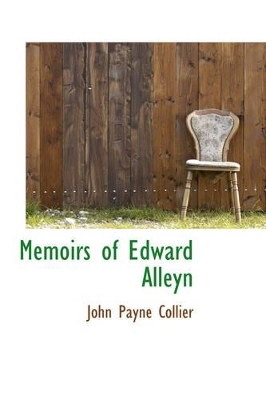 Book cover for Memoirs of Edward Alleyn