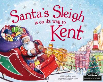 Book cover for Santa's Sleigh is on its to Kent