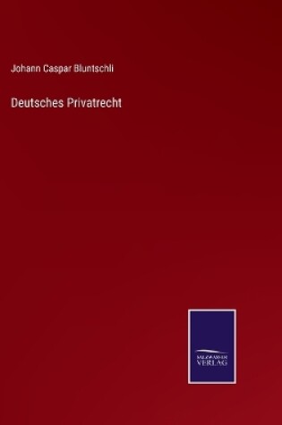 Cover of Deutsches Privatrecht