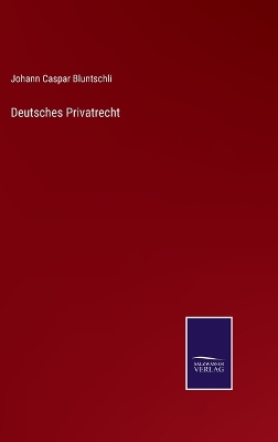 Book cover for Deutsches Privatrecht