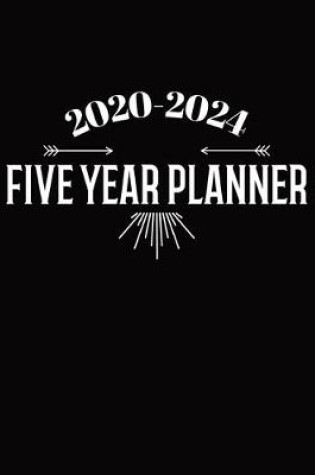 Cover of Black 2020-2024 Five Year Planner