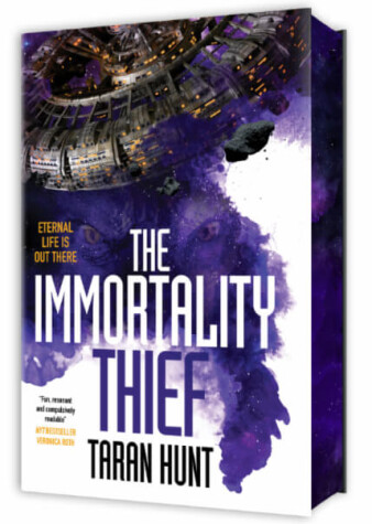 Book cover for The Immortality Thief