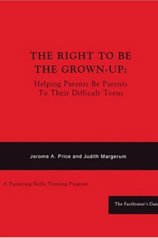 Cover of The Right to be the Grown-up