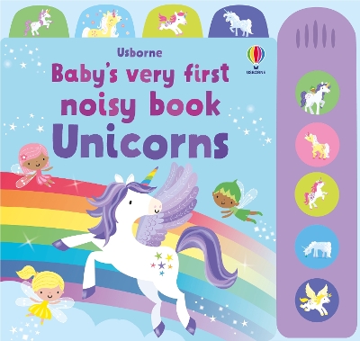 Book cover for Baby's Very First Noisy Book Unicorns