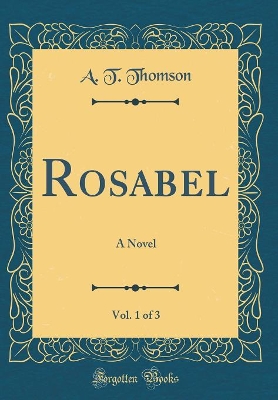 Book cover for Rosabel, Vol. 1 of 3: A Novel (Classic Reprint)