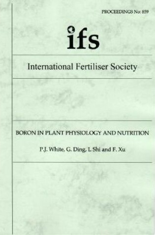 Cover of Boron and Plant Nutrition