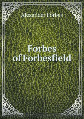 Book cover for Forbes of Forbesfield