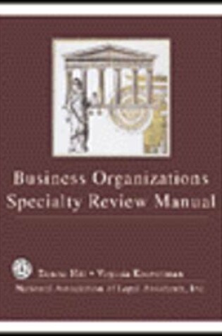 Cover of Business Organization Specialty Review Manual