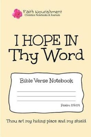 Cover of I Hope in Thy Word