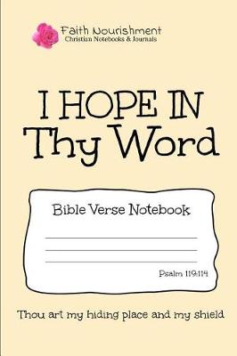 Book cover for I Hope in Thy Word