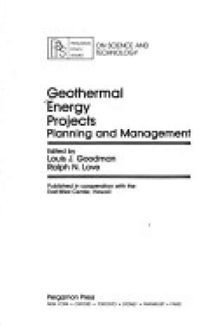 Cover of Geothermal Energy Projects