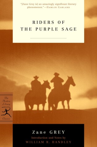 Cover of Riders of the Purple Sage