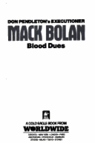 Cover of Blood Dues