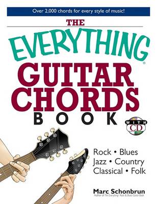 Book cover for Everything Guitar Chords Book with CD