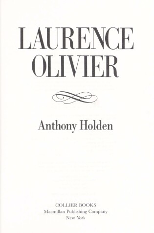 Cover of Laurence Olivier