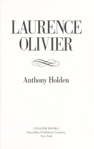 Book cover for Laurence Olivier