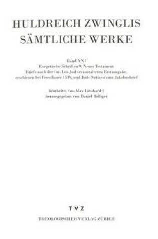Cover of Huldreich Zwingli, Samtliche Werke
