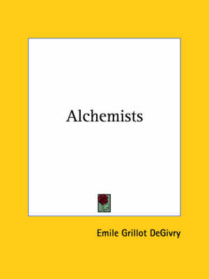 Book cover for Alchemists