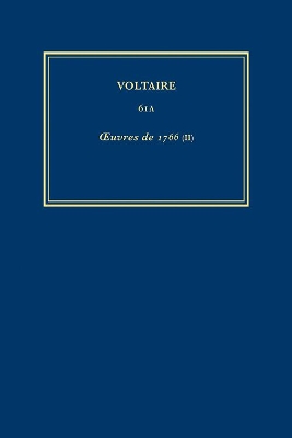 Book cover for Complete Works of Voltaire 61A