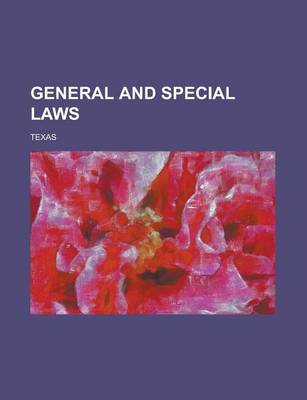 Book cover for General and Special Laws