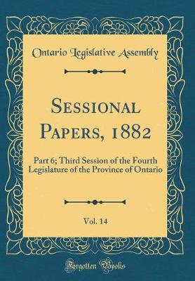 Book cover for Sessional Papers, 1882, Vol. 14