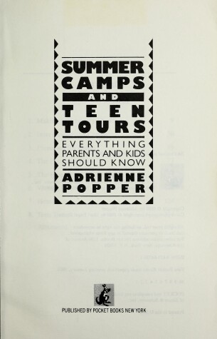 Cover of Summer Camps and Teen Tours