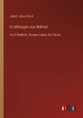 Book cover for Erzählungen aus Mähren