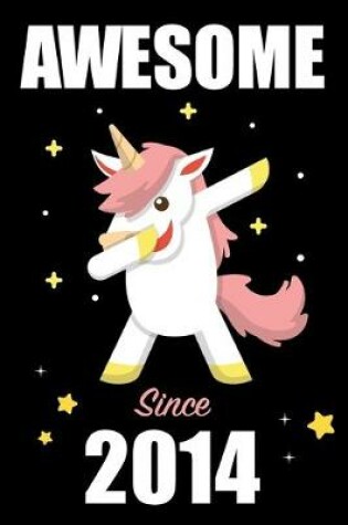 Cover of 5th Birthday Dabbing Unicorn Journal