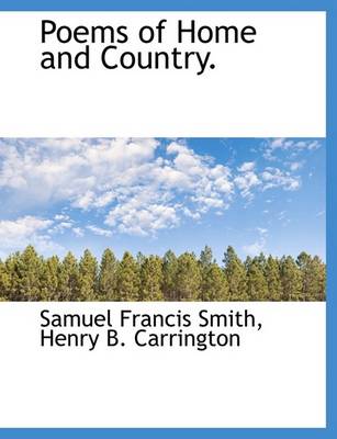 Book cover for Poems of Home and Country.