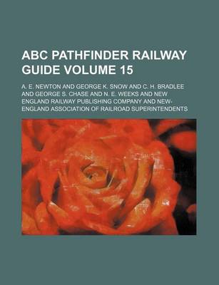 Book cover for ABC Pathfinder Railway Guide Volume 15