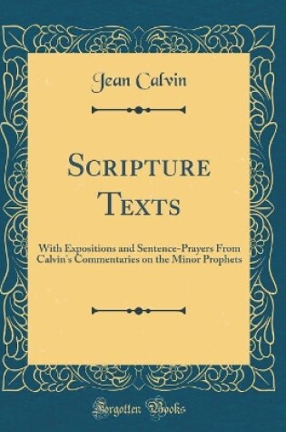 Cover of Scripture Texts