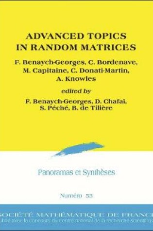 Cover of Advanced Topics in Random Matrices