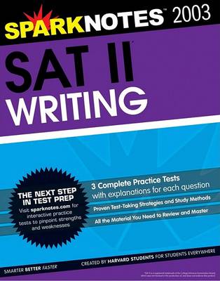 Cover of SAT II Writing (Sparknotes Test Prep)