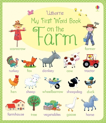 Book cover for My First Word Book On the Farm