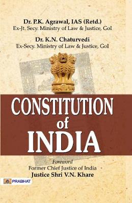 Book cover for Constitution of India