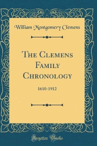 Cover of The Clemens Family Chronology