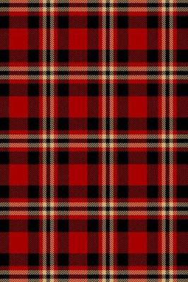 Cover of 2019 Daily Planner Lumberjack Plaid Tartan Red Black Tan 384 Pages