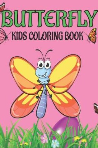 Cover of Butterfly Kids Coloring Book