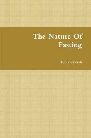 Cover of The Nature of Fasting